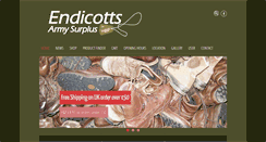 Desktop Screenshot of endicotts.co.uk