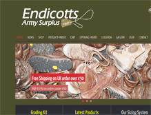 Tablet Screenshot of endicotts.co.uk